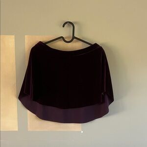 Velvet Deep Plum ballet skirt